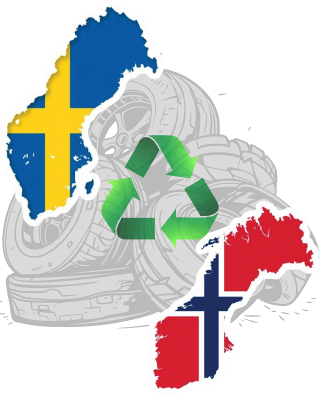 Rootsi ja Norra loovad ühisettevõtte rehvide töötlemise arendamiseks.